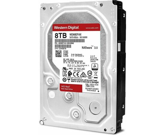 Жесткий диск 3.5" 8TB WD (WD80EFBX), изображение 4 Жесткий диск 3.5" 8TB WD (WD80EFBX), изображение 4
