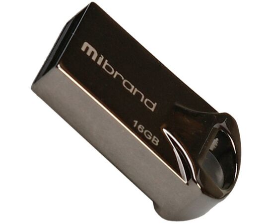 USB флеш накопичувач Mibrand 16GB Hawk Black USB 2.0 (MI2.0/HA16M1B)