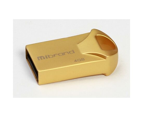 USB флеш накопитель Mibrand 4GB Hawk Gold USB 2.0 (MI2.0/HA4M1G)