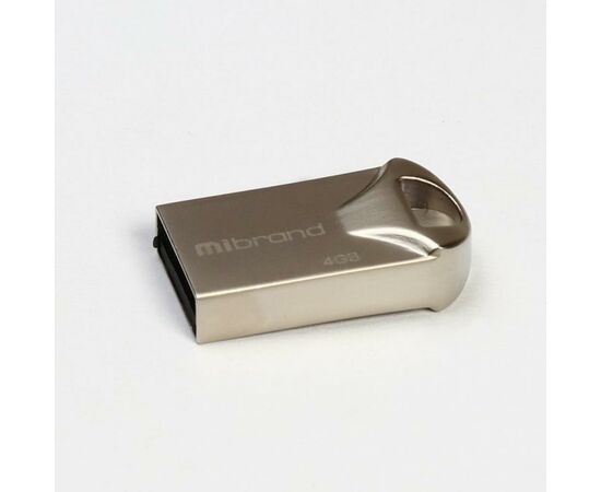 USB флеш накопитель Mibrand 4GB Hawk Silver USB 2.0 (MI2.0/HA4M1S)