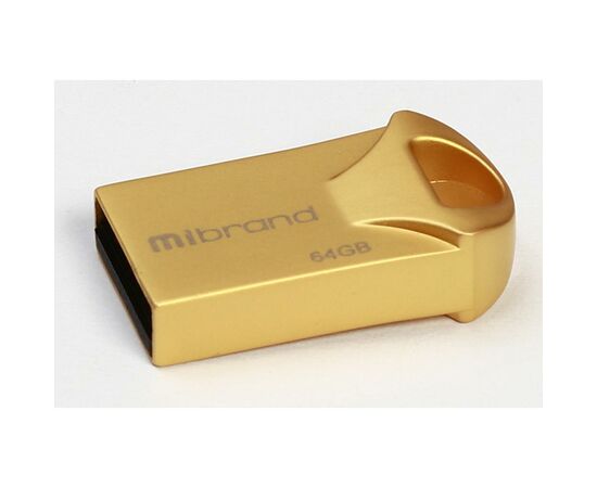 USB флеш накопитель Mibrand 64GB Hawk Gold USB 2.0 (MI2.0/HA64M1G)