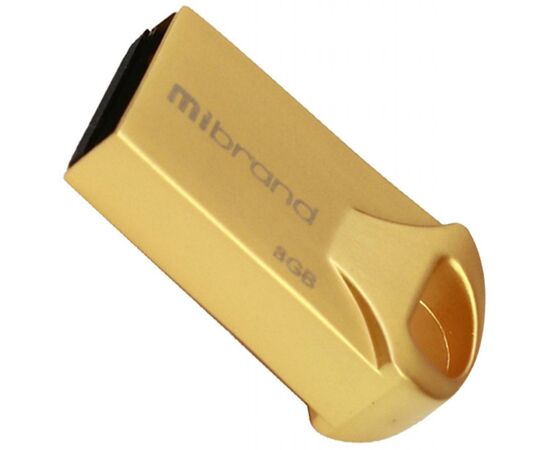 USB флеш накопитель Mibrand 8GB Hawk Gold USB 2.0 (MI2.0/HA8M1G)