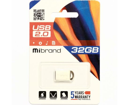 USB флеш накопитель Mibrand 32GB lynx Silver USB 2.0 (MI2.0/LY32M2S), изображение 2 USB флеш накопитель Mibrand 32GB lynx Silver USB 2.0 (MI2.0/LY32M2S), изображение 2