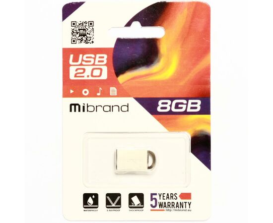 USB флеш накопитель Mibrand 8GB lynx Silver USB 2.0 (MI2.0/LY8M2S), изображение 2 USB флеш накопитель Mibrand 8GB lynx Silver USB 2.0 (MI2.0/LY8M2S), изображение 2