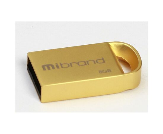 USB флеш накопитель Mibrand 8GB lynx Gold USB 2.0 (MI2.0/LY8M2G)