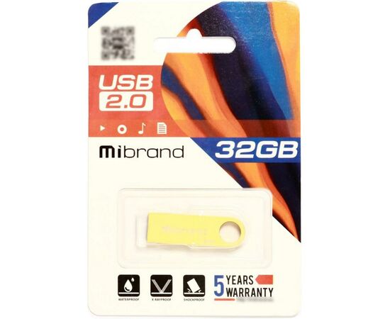 USB флеш накопитель Mibrand 32GB Puma Gold USB 2.0 (MI2.0/PU32U1G), изображение 2 USB флеш накопитель Mibrand 32GB Puma Gold USB 2.0 (MI2.0/PU32U1G), изображение 2
