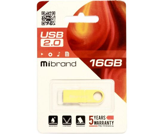 USB флеш накопитель Mibrand 64GB Puma Gold USB 2.0 (MI2.0/PU64U1G), изображение 2 USB флеш накопитель Mibrand 64GB Puma Gold USB 2.0 (MI2.0/PU64U1G), изображение 2