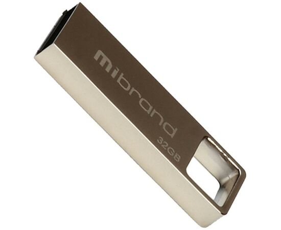 USB флеш накопичувач Mibrand 32GB Shark Silver USB 2.0 (MI2.0/SH32U4S)