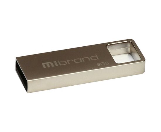 USB флеш накопичувач Mibrand 8GB Shark Silver USB 2.0 (MI2.0/SH8U4S)