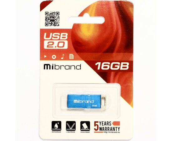 USB флеш накопитель Mibrand 16GB Сhameleon Blue USB 2.0 (MI2.0/CH16U6U), изображение 2 USB флеш накопитель Mibrand 16GB Сhameleon Blue USB 2.0 (MI2.0/CH16U6U), изображение 2
