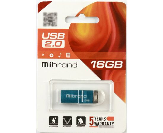 USB флеш накопитель Mibrand 16GB Сhameleon Light Blue USB 2.0 (MI2.0/CH16U6LU), изображение 2 USB флеш накопитель Mibrand 16GB Сhameleon Light Blue USB 2.0 (MI2.0/CH16U6LU), изображение 2