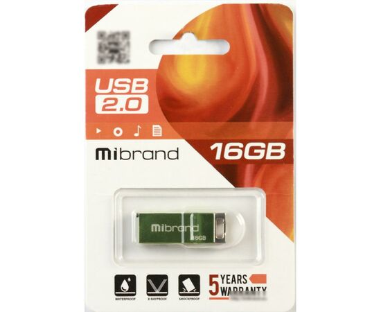 USB флеш накопитель Mibrand 16GB Сhameleon Light Green USB 2.0 (MI2.0/CH16U6LG), изображение 2 USB флеш накопитель Mibrand 16GB Сhameleon Light Green USB 2.0 (MI2.0/CH16U6LG), изображение 2