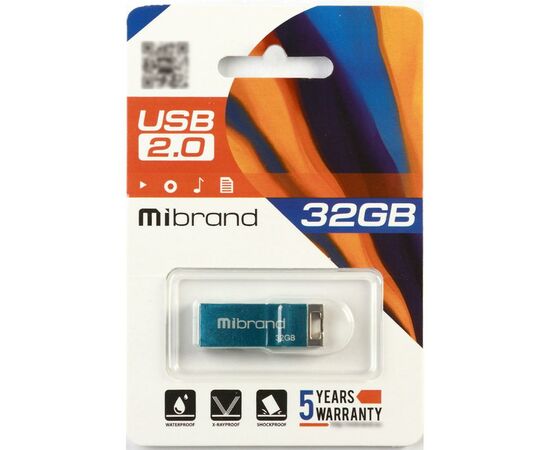 USB флеш накопитель Mibrand 32GB Сhameleon Light Blue USB 2.0 (MI2.0/CH32U6LU), изображение 2 USB флеш накопитель Mibrand 32GB Сhameleon Light Blue USB 2.0 (MI2.0/CH32U6LU), изображение 2