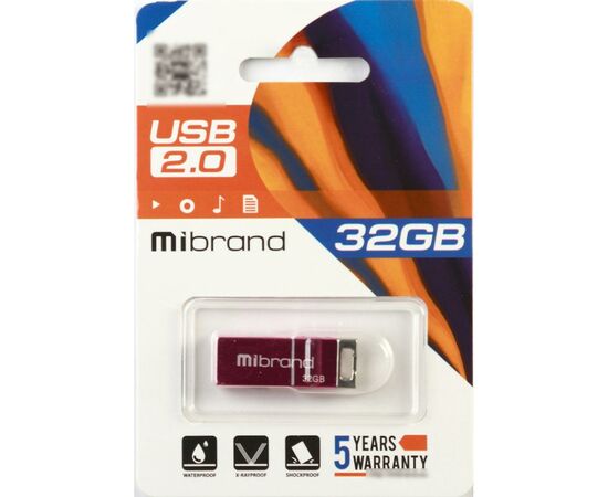 USB флеш накопитель Mibrand 32GB Сhameleon Pink USB 2.0 (MI2.0/CH32U6P), изображение 2 USB флеш накопитель Mibrand 32GB Сhameleon Pink USB 2.0 (MI2.0/CH32U6P), изображение 2