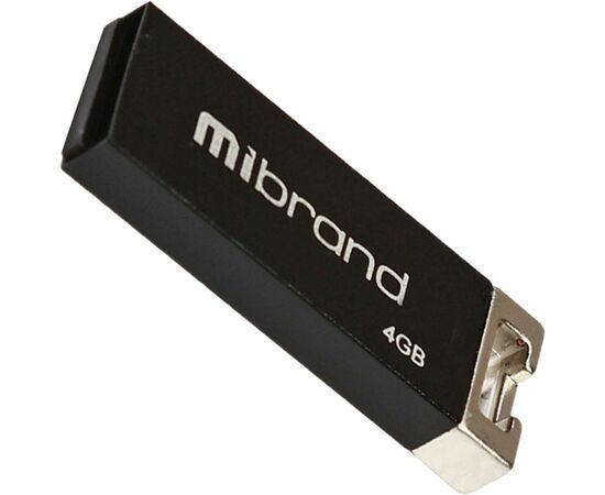 USB флеш накопичувач Mibrand 4GB Сhameleon Black USB 2.0 (MI2.0/CH4U6B)
