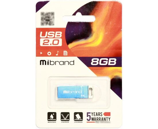 USB флеш накопитель Mibrand 8GB Сhameleon Blue USB 2.0 (MI2.0/CH8U6U), изображение 2 USB флеш накопитель Mibrand 8GB Сhameleon Blue USB 2.0 (MI2.0/CH8U6U), изображение 2
