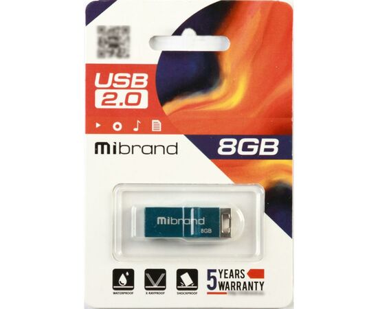 USB флеш накопитель Mibrand 8GB Сhameleon Light Blue USB 2.0 (MI2.0/CH8U6LU), изображение 2 USB флеш накопитель Mibrand 8GB Сhameleon Light Blue USB 2.0 (MI2.0/CH8U6LU), изображение 2