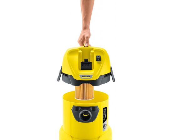 Пылесос Karcher WD 3 Battery (9.611-730.0), изображение 2 Пылесос Karcher WD 3 Battery (9.611-730.0), изображение 2