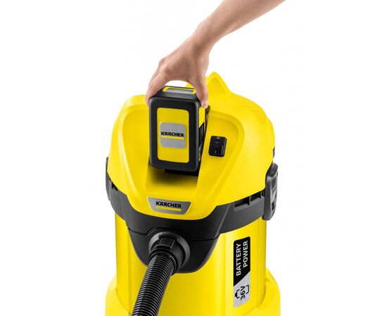 Пылесос Karcher WD 3 Battery (9.611-730.0), изображение 4 Пылесос Karcher WD 3 Battery (9.611-730.0), изображение 4