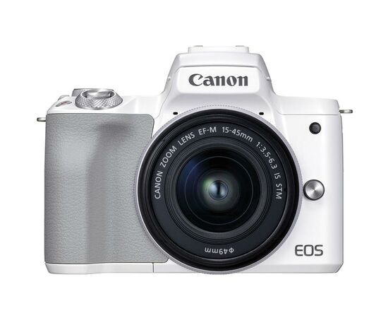 Цифровой фотоаппарат Canon EOS M50 Mk2 + 15-45 IS STM Kit White (4729C028), изображение 2 Цифровой фотоаппарат Canon EOS M50 Mk2 + 15-45 IS STM Kit White (4729C028), изображение 2
