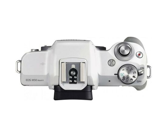Цифровой фотоаппарат Canon EOS M50 Mk2 + 15-45 IS STM Kit White (4729C028), изображение 4 Цифровой фотоаппарат Canon EOS M50 Mk2 + 15-45 IS STM Kit White (4729C028), изображение 4