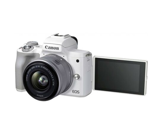 Цифровой фотоаппарат Canon EOS M50 Mk2 + 15-45 IS STM Kit White (4729C028), изображение 6 Цифровой фотоаппарат Canon EOS M50 Mk2 + 15-45 IS STM Kit White (4729C028), изображение 6