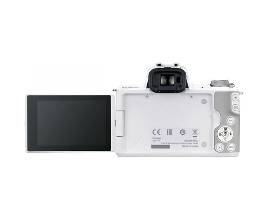 Цифровой фотоаппарат Canon EOS M50 Mk2 + 15-45 IS STM Kit White (4729C028), изображение 7 Цифровой фотоаппарат Canon EOS M50 Mk2 + 15-45 IS STM Kit White (4729C028), изображение 7