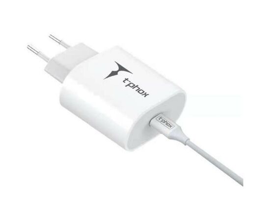 Зарядное устройство T-Phox iSpeed PD 20W White (iSpeed PD 20W), изображение 3 Зарядное устройство T-Phox iSpeed PD 20W White (iSpeed PD 20W), изображение 3