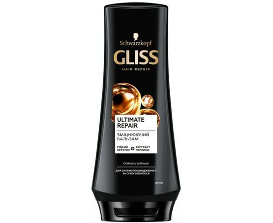 Кондиціонер для волосся Gliss Ultimate Repair для сильно пошкодженого волосся 200 мл (9000100662987)