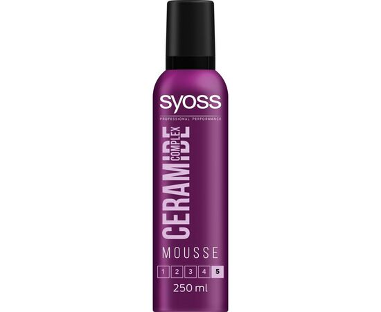 Мус для волосся Syoss Ceramide Complex (фіксація 5) 250 мл (4015001013887)