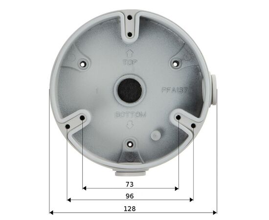 Крепление для видеокамеры Dahua DH-PFA137, изображение 3 Крепление для видеокамеры Dahua DH-PFA137, изображение 3