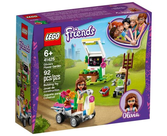 Конструктор LEGO Friends Цветочный сад Оливии 92 детали (41425)