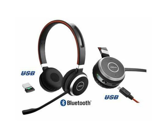 Наушники Jabra Evolve 65 MS Stereo (6599-823-309), изображение 4 Наушники Jabra Evolve 65 MS Stereo (6599-823-309), изображение 4