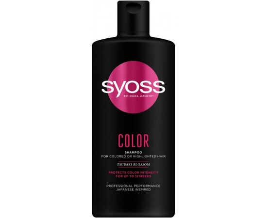 Шампунь Syoss Color с цветком камелии 440 мл (9000101276916)