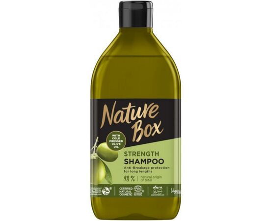 Шампунь Nature Box для зміцнення довгого волосся 385 мл (9000101250961)