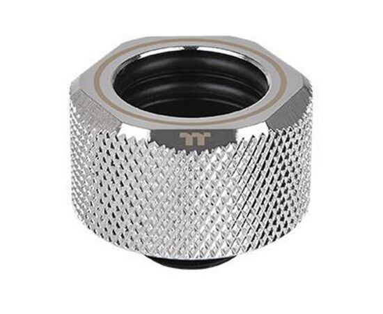 Фитинг для СВО ThermalTake Pacific C-Pro G1/4 PETG 16mm OD Compression - Chrome/DIY LCS (CL-W213-CU00SL-A)