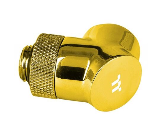 Фитинг для СВО ThermalTake Pacific G1/4 90 Degree Adapter - Gold/DIY LCS/Fitting (CL-W268-CU00GD-A), изображение 2 Фитинг для СВО ThermalTake Pacific G1/4 90 Degree Adapter - Gold/DIY LCS/Fitting (CL-W268-CU00GD-A), изображение 2