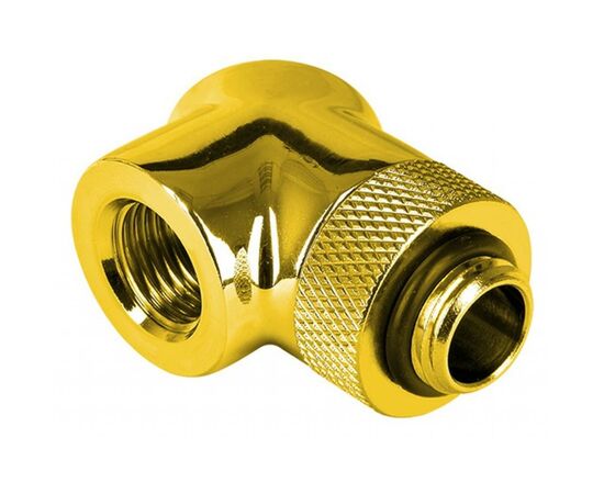 Фитинг для СВО ThermalTake Pacific G1/4 90 Degree Adapter - Gold/DIY LCS/Fitting (CL-W268-CU00GD-A), изображение 3 Фитинг для СВО ThermalTake Pacific G1/4 90 Degree Adapter - Gold/DIY LCS/Fitting (CL-W268-CU00GD-A), изображение 3