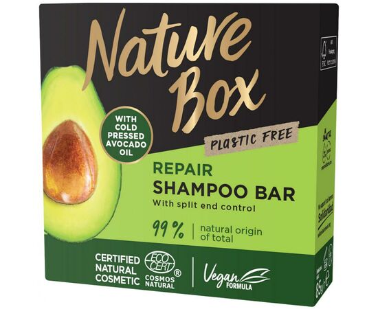 Шампунь Nature Box твердый для восстановления волос с Маслом Авокадо 85 г (90443046), изображение 2 Шампунь Nature Box твердый для восстановления волос с Маслом Авокадо 85 г (90443046), изображение 2