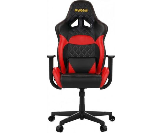 Кресло игровое Gamdias Zelus E1 Gaming Chair Black-Red (4712960133709), изображение 9 Кресло игровое Gamdias Zelus E1 Gaming Chair Black-Red (4712960133709), изображение 9
