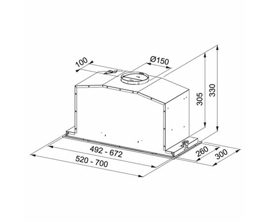 Вытяжка кухонная Franke Box Plus FBI 547 XS NP (305.0590.105), изображение 2 Вытяжка кухонная Franke Box Plus FBI 547 XS NP (305.0590.105), изображение 2