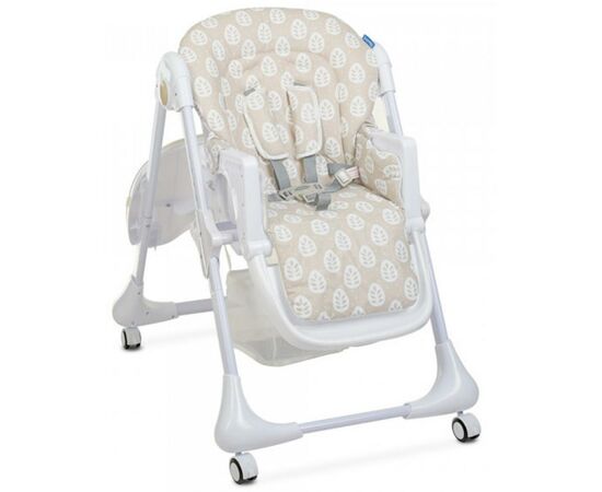 Стульчик для кормления Bambi M 3233 leaf beige, изображение 4 Стульчик для кормления Bambi M 3233 leaf beige, изображение 4