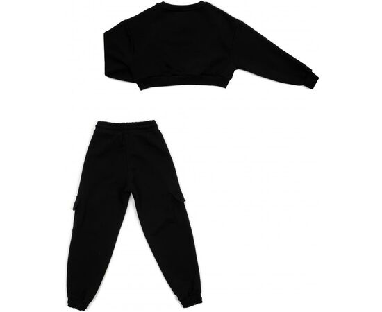Спортивный костюм A-Yugi трикотажный (7036-K-164G-black), изображение 4 Спортивный костюм A-Yugi трикотажный (7036-K-164G-black), изображение 4