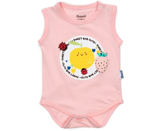 Набор детской одежды Miniworld с яблочком (15363-74G-peach), изображение 2 Набор детской одежды Miniworld с яблочком (15363-74G-peach), изображение 2