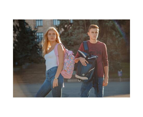 Рюкзак школьный Yes Roll-top T-61 Colorful geometry (557309), изображение 6