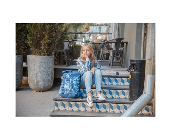 Рюкзак школьный Yes Roll-top T-61 Summer flowers (557307), изображение 4 Рюкзак школьный Yes Roll-top T-61 Summer flowers (557307), изображение 4