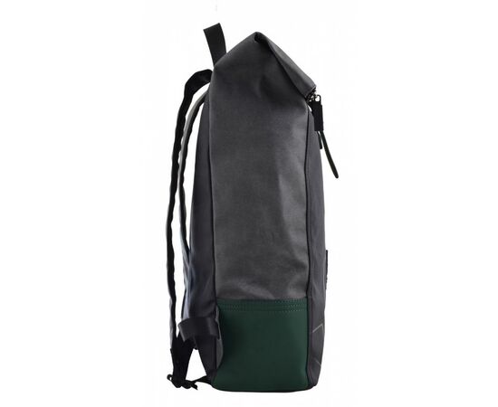 Рюкзак школьный Yes Roll-top T-77 Green anthracite (557430), изображение 3 Рюкзак школьный Yes Roll-top T-77 Green anthracite (557430), изображение 3