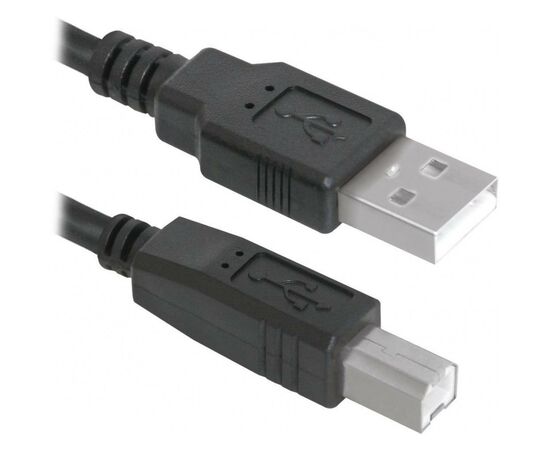 Кабель для принтера USB 2.0 AM/BM 3m USB04-10 Defender (83764), изображение 2 Кабель для принтера USB 2.0 AM/BM 3m USB04-10 Defender (83764), изображение 2