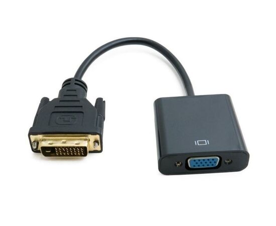 Перехідник DVI-D Dual Link (Male)-VGA (Female), 0.15 m Extradigital (KBV1685), зображення 2 Перехідник DVI-D Dual Link (Male)-VGA (Female), 0.15 m Extradigital (KBV1685), зображення 2