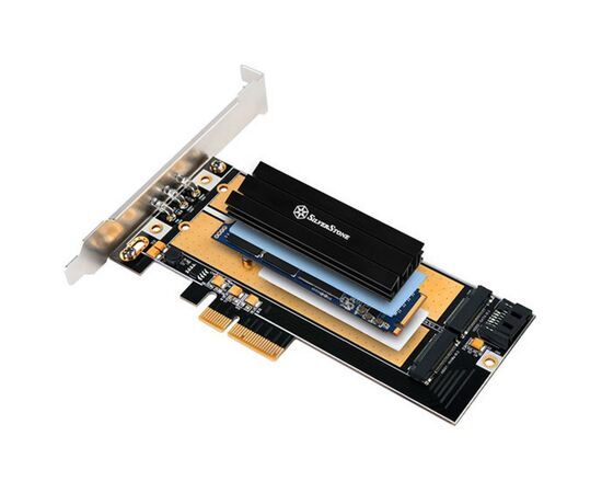 Радіатор охолодження Silver Stone m.2 SSD 2280 (SST-TP02-M2), зображення 3 Радіатор охолодження Silver Stone m.2 SSD 2280 (SST-TP02-M2), зображення 3